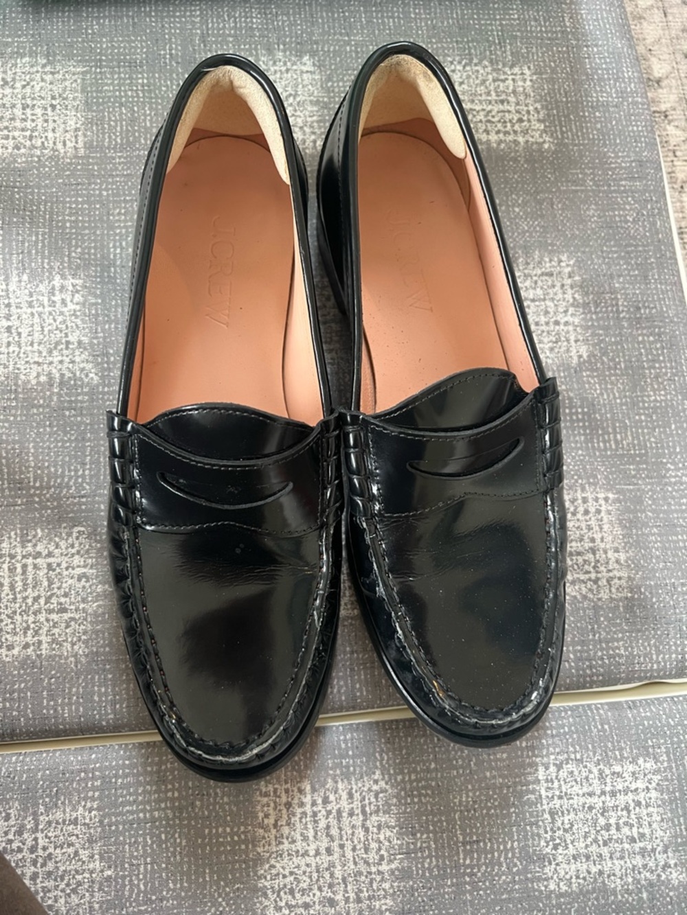 J. Crew Winona Penny loafer in Spazzolato Leather